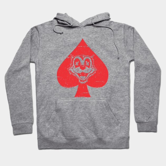 Felix Red SPade Hoodie by stuff101